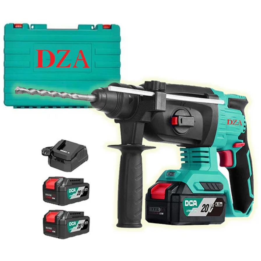 DZA ADZC04-24 EM Cordless Brushless Rotary Hammer 20V 4.0Ah | DZA by KHM Megatools Corp. DZA ADZC04-24 EM Cordless Brushless Rotary Hammer 20V 4.0Ah | DZA by KHM Megatools Corp.