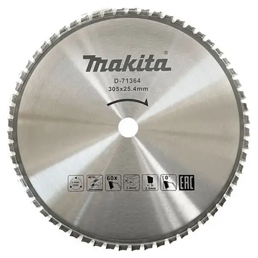 Makita D-71364 TCT Circular Saw Blade for Mild Steel 12"x60T | Makita by KHM Megatools Corp. Makita D-71364 TCT Circular Saw Blade for Mild Steel 12"x60T | Makita by KHM Megatools Corp.