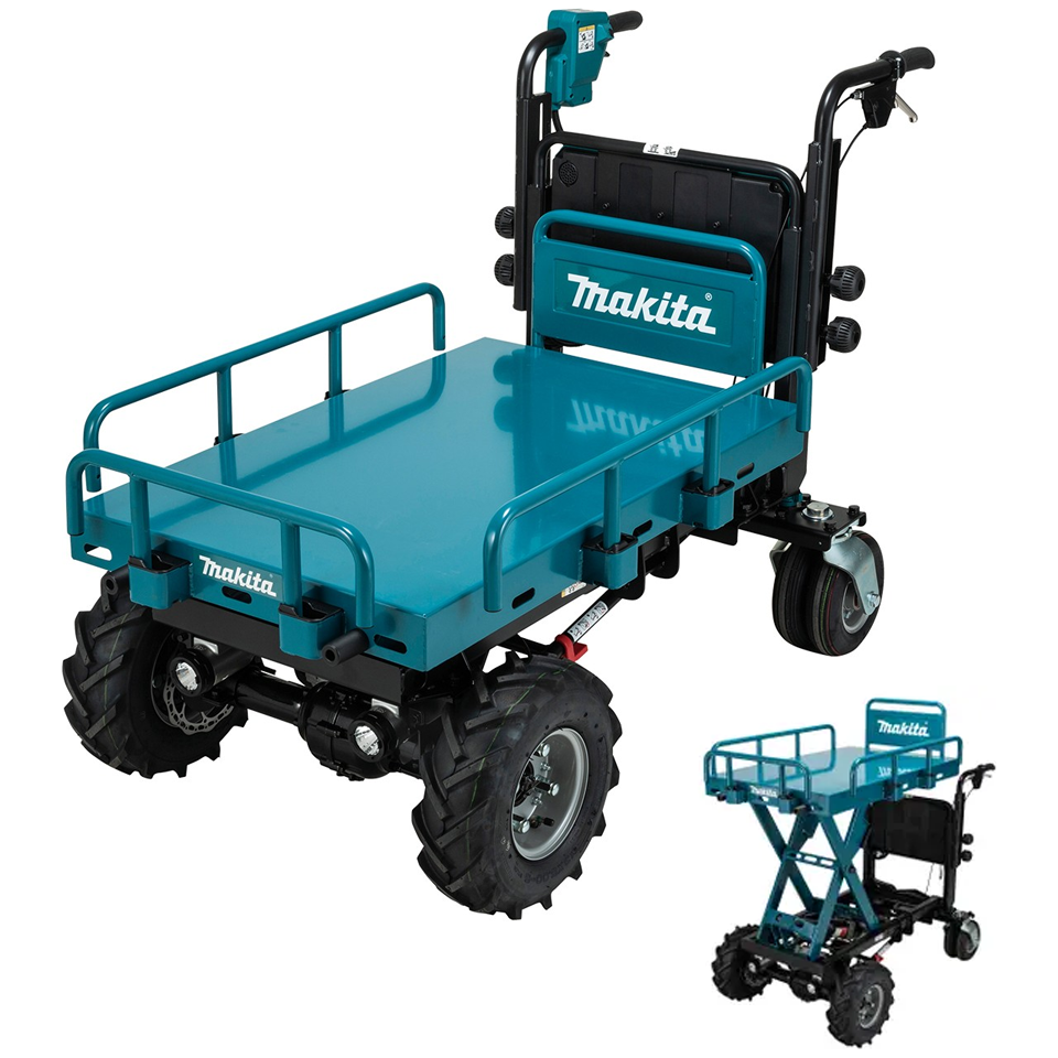 Makita DCU601Z 4-Wheelbarrow Electric Lift 300KG 18Vx2 (Bare) | Makita by KHM Megatools Corp. Makita DCU601Z 4-Wheelbarrow Electric Lift 300KG 18Vx2 (Bare) | Makita by KHM Megatools Corp.