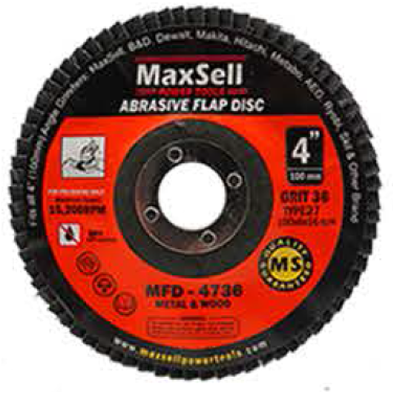 Maxsell Flexible Flap Disc 4" | MaxSell by KHM Megatools Corp.