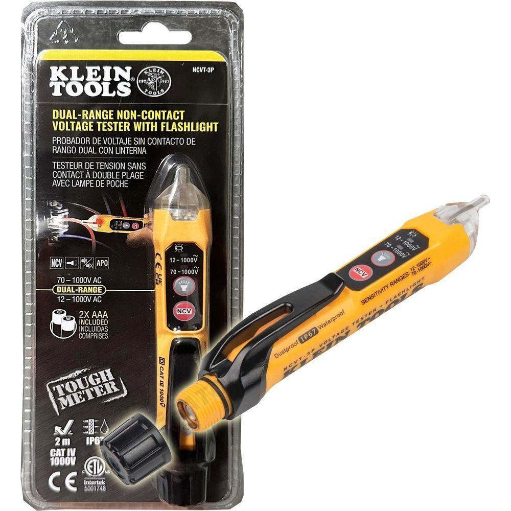 Klein NCVT-3P Non-Contact Voltage Tester with Flashlight - KHM Megatools Corp. Klein NCVT-3P Non-Contact Voltage Tester with Flashlight - KHM Megatools Corp.