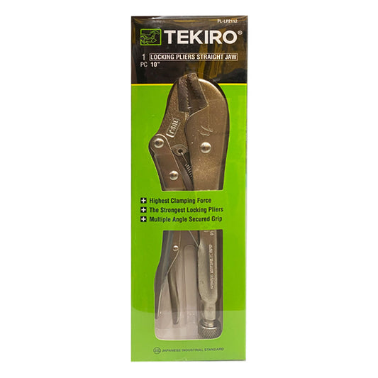 Tekiro PL-LG0768 Locking Pliers Straight 10" | Tekiro by KHM Megatools Corp.