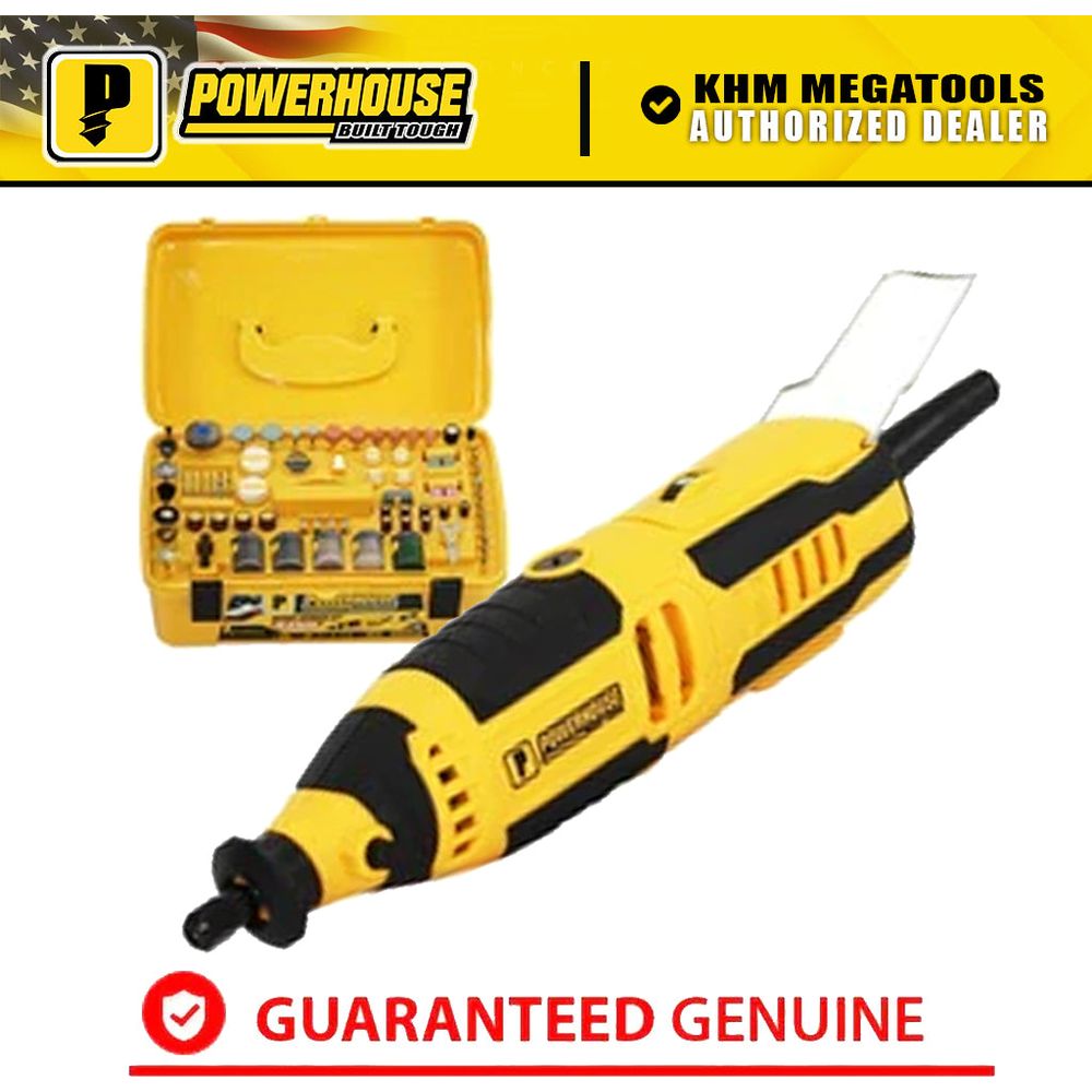 Powerhouse PH-RTG250 Rotary Tool / Grinder Set (218pcs) | Powerhouse by KHM Megatools Corp.