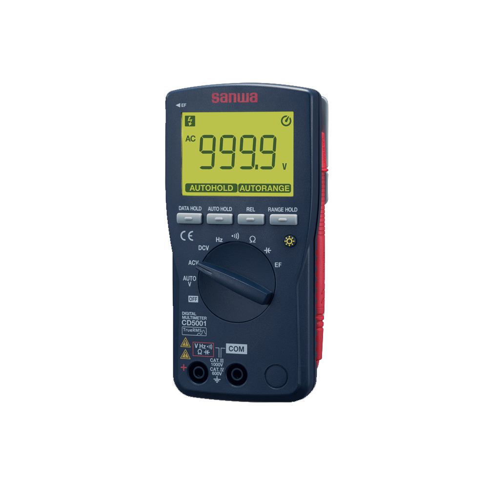 Sanwa CD5001 Digital Multimeter with True RMS and EF Sensing | Sanwa by KHM Megatools Corp.