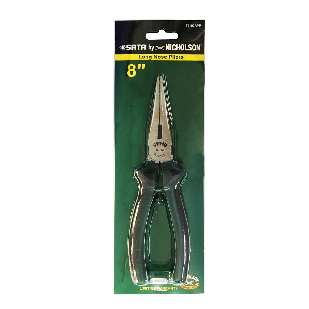 Sata 70102APP Long Nose Plier 8" | Sata by KHM Megatools Corp.