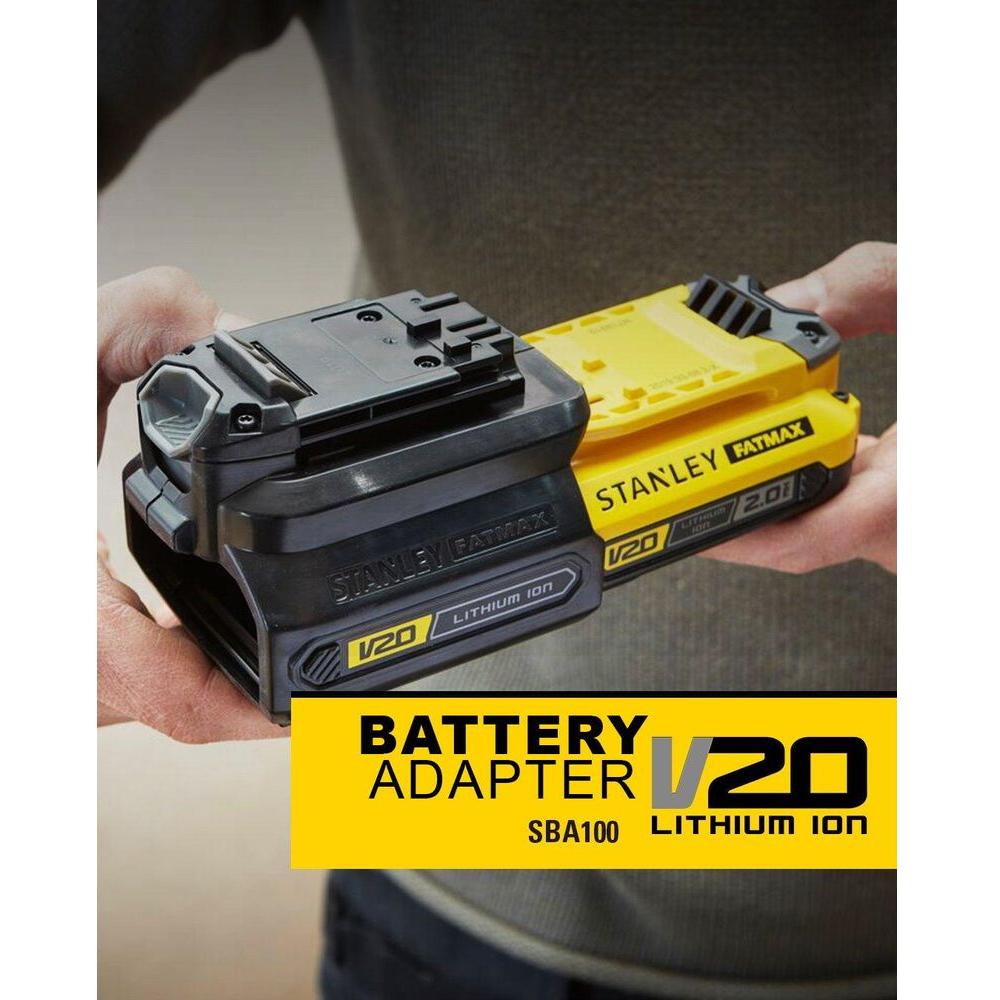 Stanley SBA100 20V Battery Adapter - KHM Megatools Corp.
