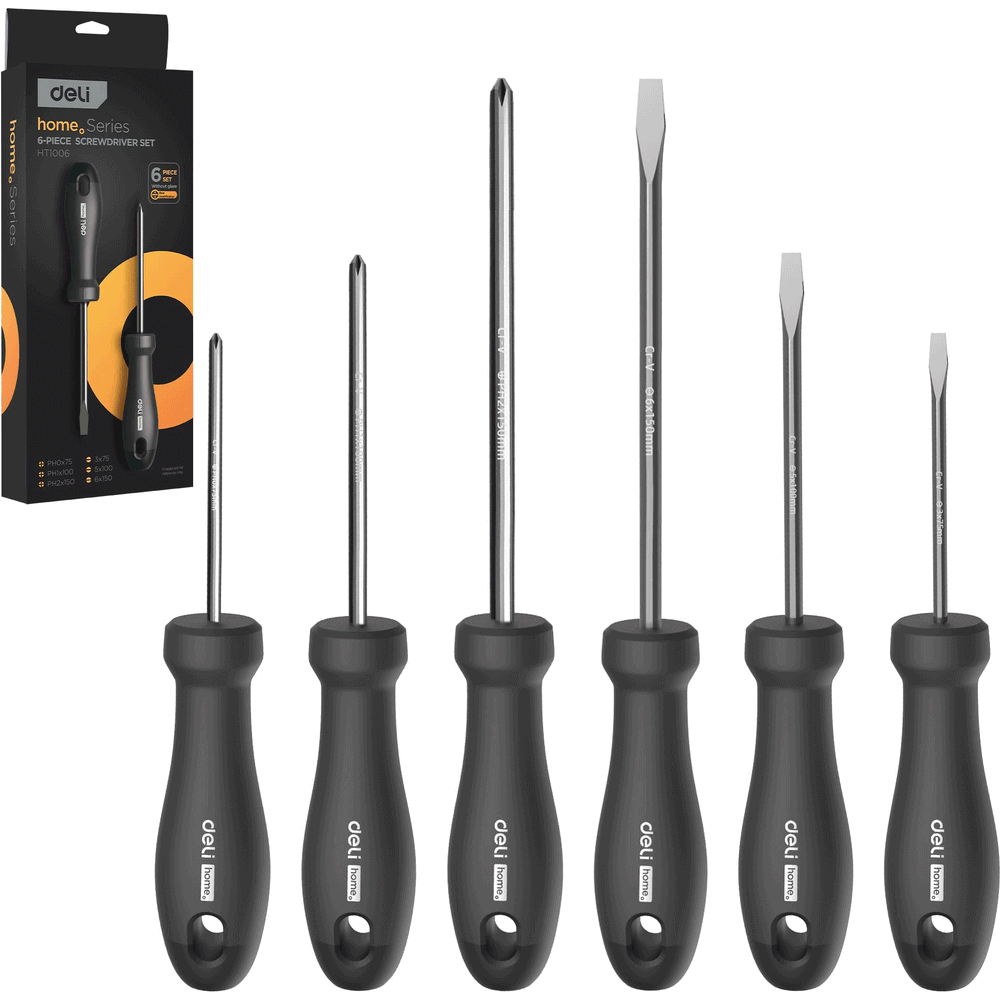 Deli EHT1006 Home Screwdriver Set | Deli by KHM Megatools Corp.