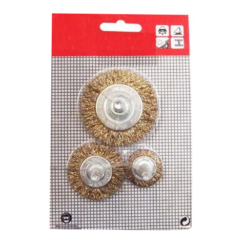 Solinnflex 9936 Wheel Wire Brush Set 3pcs with Built in Arbor | Solinnflex by KHM Megatools Corp. Solinnflex 9936 Wheel Wire Brush Set 3pcs with Built in Arbor | Solinnflex by KHM Megatools Corp.