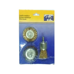 Solinnflex 8803 Combined Wheel Wire Brush & Pen Shaped Brush with Built in Arbor | Solinnflex by KHM Megatools Corp.