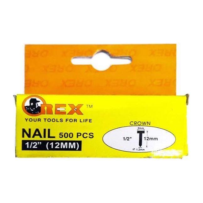 Orex 6612 Nail for Gun Tacker 1/2" - KHM Megatools Corp. Orex 6612 Nail for Gun Tacker 1/2" - KHM Megatools Corp.