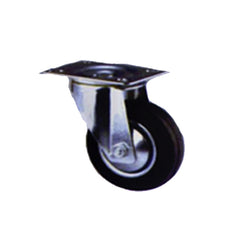 UT Swivel Industrial Caster Wheel Black Rubber | UT by KHM Megatools Corp.