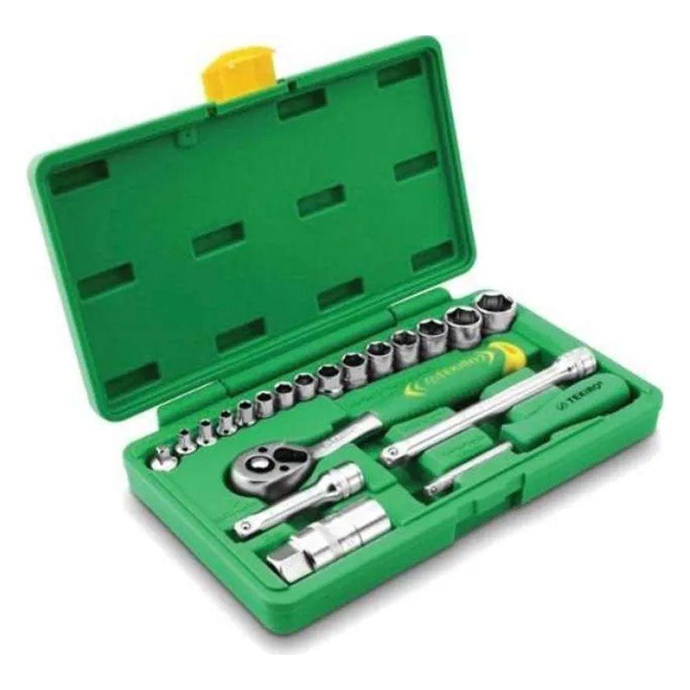 Tekiro SC-SE0610 1/4"-3/4" DR. Hand Socket Set 6PT 21Pcs | Tekiro by KHM Megatools Corp.
