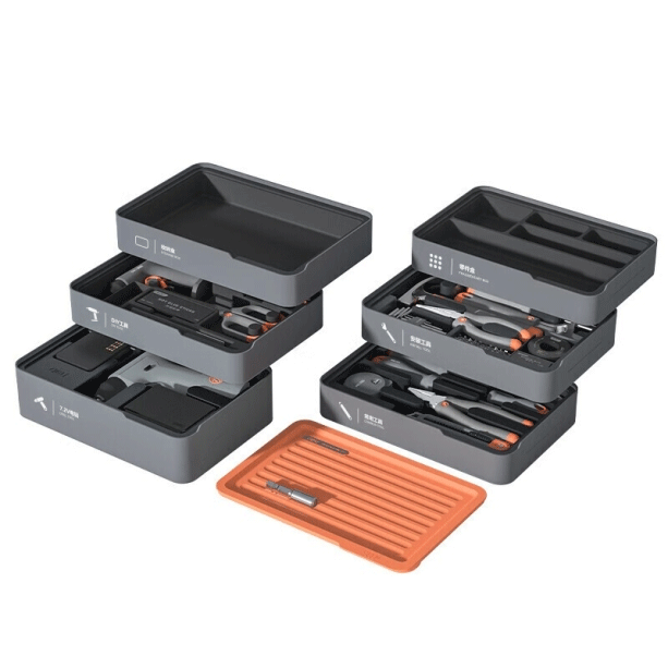 Deli H1001-ABCDEF Stackable Tool Set | Deli by KHM Megatools Corp.