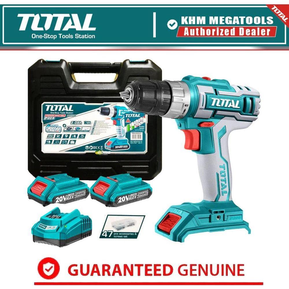Total TIDLI20031 20V Cordless Hammer Drill | Total by KHM Megatools Corp. Total TIDLI20031 20V Cordless Hammer Drill | Total by KHM Megatools Corp.