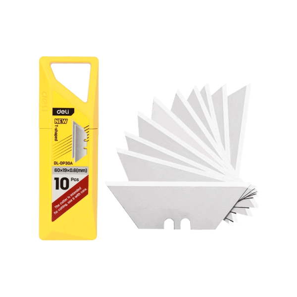 Deli EDL-DP30A 10Pcs Utility Knife Blades Set | Deli by KHM Megatools Corp.