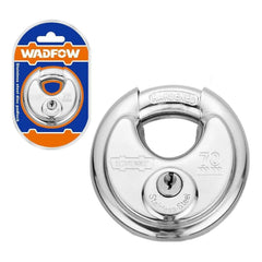 Wadfow WPDD470 Stainless Steel Disc Padlock 70MM | Wadfow by KHM Megatools Corp.