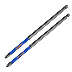 Wadfow WSV5K65 Impact Screwdriver Bits PH2x200MM 2Pcs | Wadfow by KHM Megatools Corp.