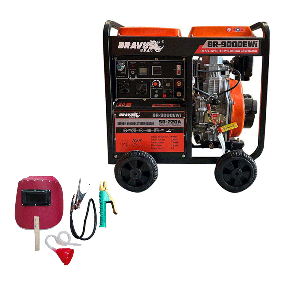 Bravus BR-9000EWI Diesel Welding Generator 9KVA Inverter Tyoe | Bravus by KHM Megatools Corp.