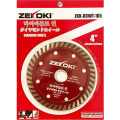 Zekoki ZKK-DCWT-105 Diamond Cut Off Wheel 4" Turbo - KHM Megatools Corp.