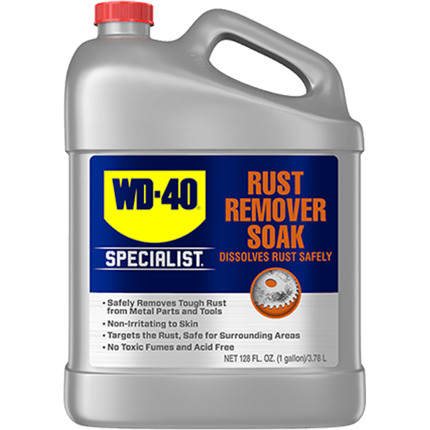 WD-40 Rust Remover Soak 1 Gallon (WDSPLRS1GAL) - KHM Megatools Corp. WD-40 Rust Remover Soak 1 Gallon (WDSPLRS1GAL) - KHM Megatools Corp.