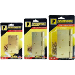 Powerhouse US3 2-Ball Bearing Hinges (Brass) | Powerhouse by KHM Megatools Corp.