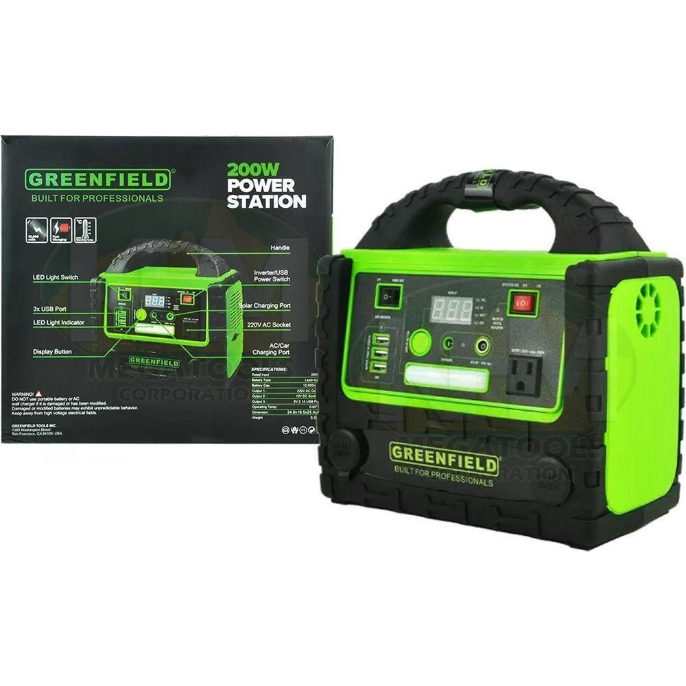 Greenfield GPS200W Power Station 200W - KHM Megatools Corp. Greenfield GPS200W Power Station 200W - KHM Megatools Corp.
