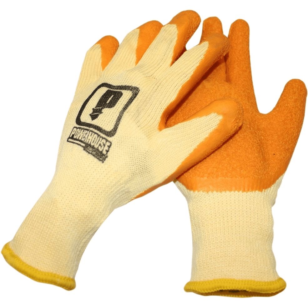 Cotton online latex gloves