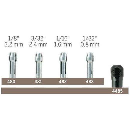 Dremel 4485 Quick Change Collet Nut Set - Goldpeak Tools PH Dremel Dremel 4485 Quick Change Collet Nut Set - Goldpeak Tools PH Dremel