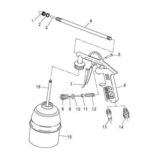 GAV 61B Pneumatic Washing Gun - KHM Megatools Corp.