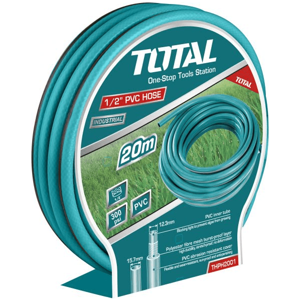 Total THPH2001 PVC Garden Hose 1/2" | Total by KHM Megatools Corp.