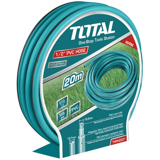 Total THPH2001 PVC Garden Hose 1/2" | Total by KHM Megatools Corp.
