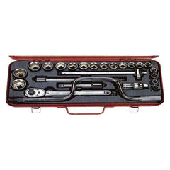 Flag F425S 1/2" Drive Socket Wrench Set Inches (25pcs,12pts) | Flag by KHM Megatools Corp.