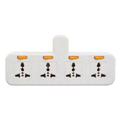 Omni WUA-042-PK Multiple Socket Extension Adapter with Individual Switch 4-Gang 10A 250V | Omni by KHM Megatools Corp.