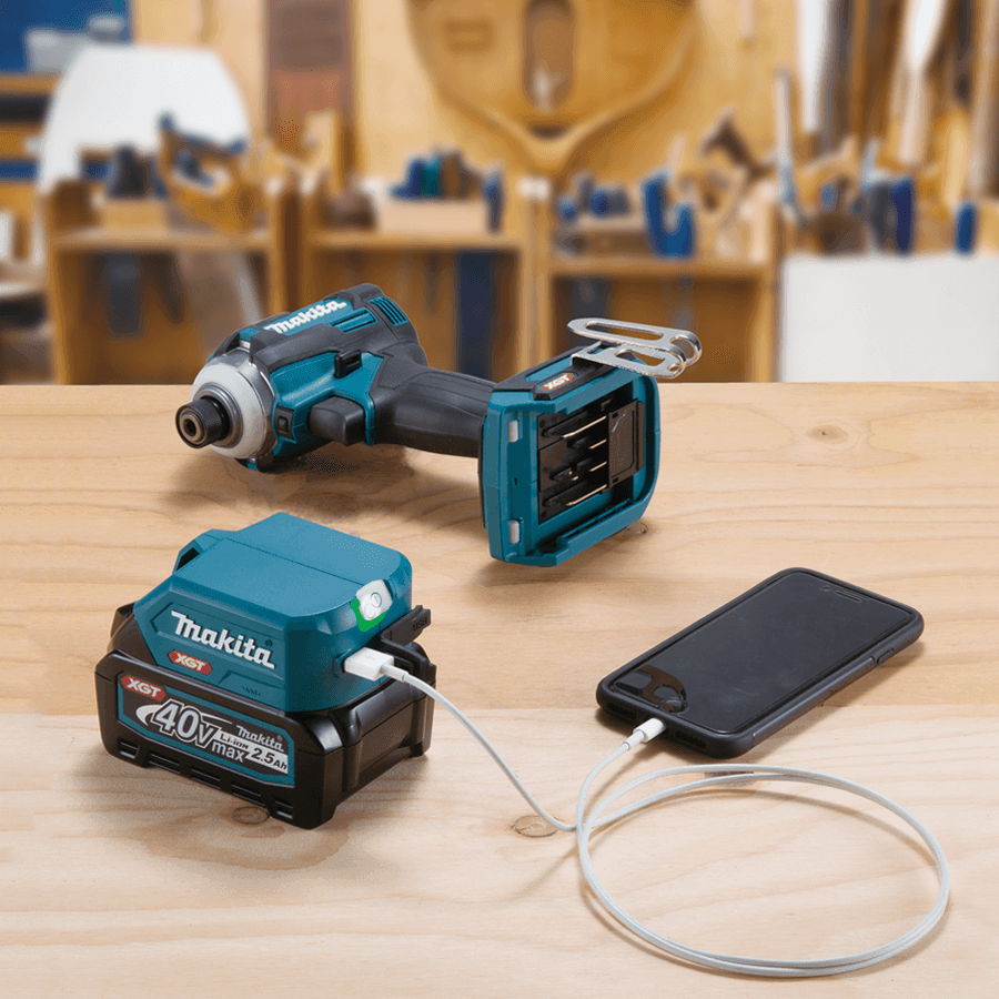 Makita ADP001G USB Adapter for 40V XGT Battery - KHM Megatools Corp. Makita ADP001G USB Adapter for 40V XGT Battery - KHM Megatools Corp.