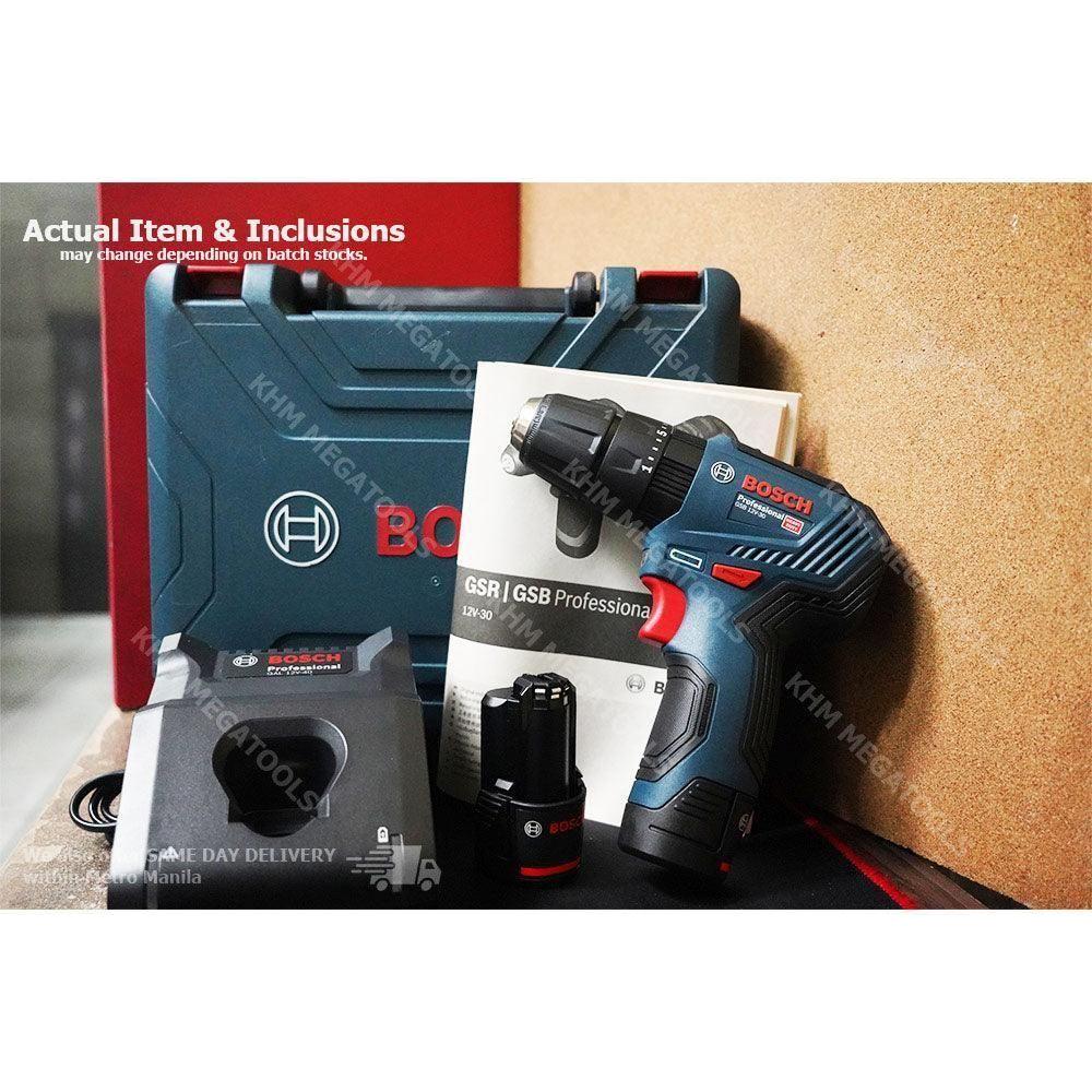 Bosch GSB 12V-30 Cordless Brushless Impact Drill - Driver 10mm (3/8") 12V - KHM Megatools Corp. Bosch GSB 12V-30 Cordless Brushless Impact Drill - Driver 10mm (3/8") 12V - KHM Megatools Corp.