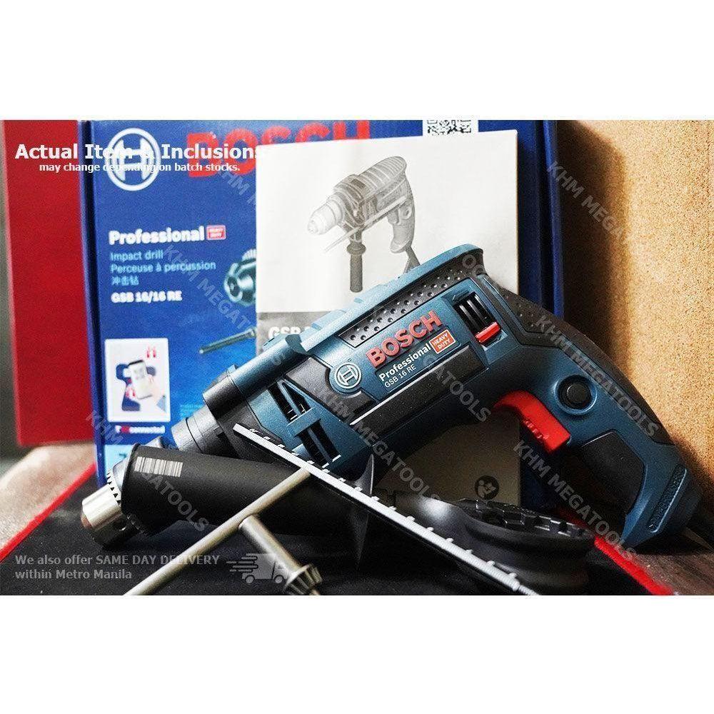 Bosch GSB 16 RE Impact Drill (Carton Only) 5/8" (16mm) 750W - KHM Megatools Corp. Bosch GSB 16 RE Impact Drill (Carton Only) 5/8" (16mm) 750W - KHM Megatools Corp.