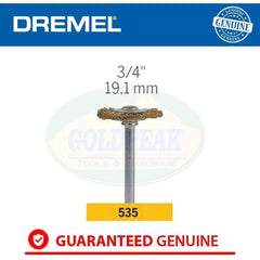 Dremel 535 Brass Brush - Goldpeak Tools PH Dremel