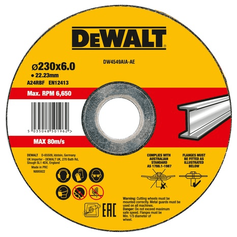 Dewalt DW4549AIA Grinding Disc 9" for Metal - KHM Megatools Corp.