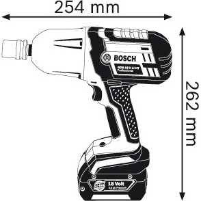 Bosch GDS 18 V-Li HT Cordless Impact Wrench (Bare) - Goldpeak Tools PH Bosch Bosch GDS 18 V-Li HT Cordless Impact Wrench (Bare) - Goldpeak Tools PH Bosch