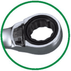 Hans 16651MB Combination Ratchet Box Wrench Set with Adaptors (8-19mm) - KHM Megatools Corp.