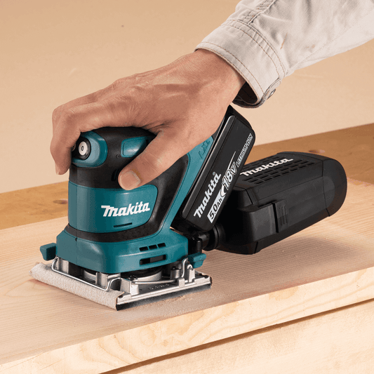 Makita DBO482Z 18V Cordless Finishing Sander (LXT) (Bare) 112x102mm - KHM Megatools Corp.