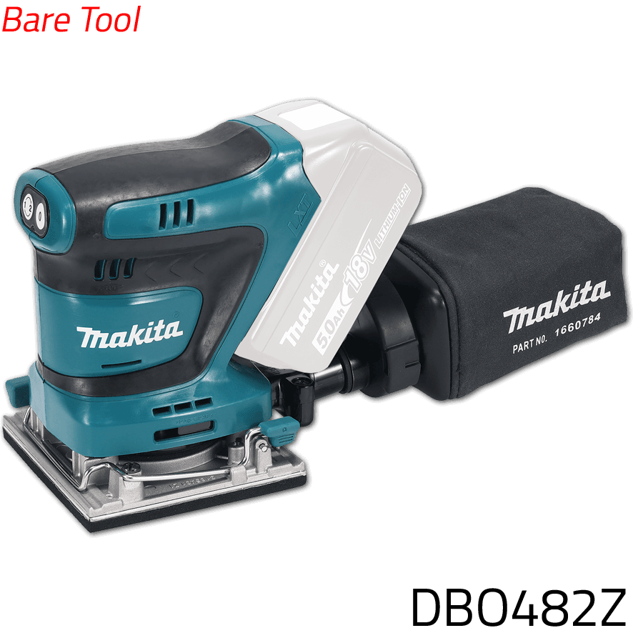 Makita DBO482Z 18V Cordless Finishing Sander (LXT) (Bare) 112x102mm - KHM Megatools Corp. Makita DBO482Z 18V Cordless Finishing Sander (LXT) (Bare) 112x102mm - KHM Megatools Corp.