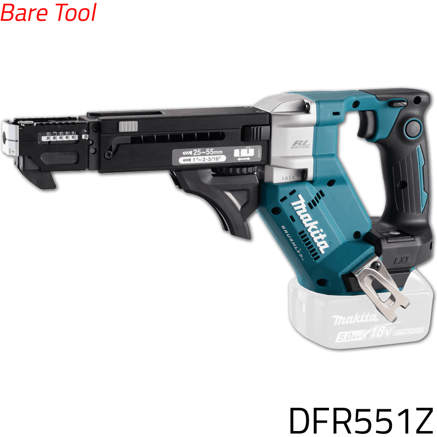 Makita DFR551Z 18V Cordless Auto Feed Screwdriver Bare LXT