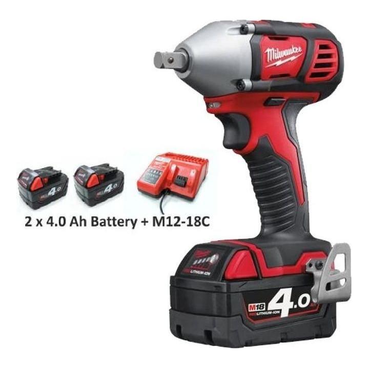 Milwaukee M18BIW12-402C Cordless Impact Wrench - Goldpeak Tools PH Milwaukee