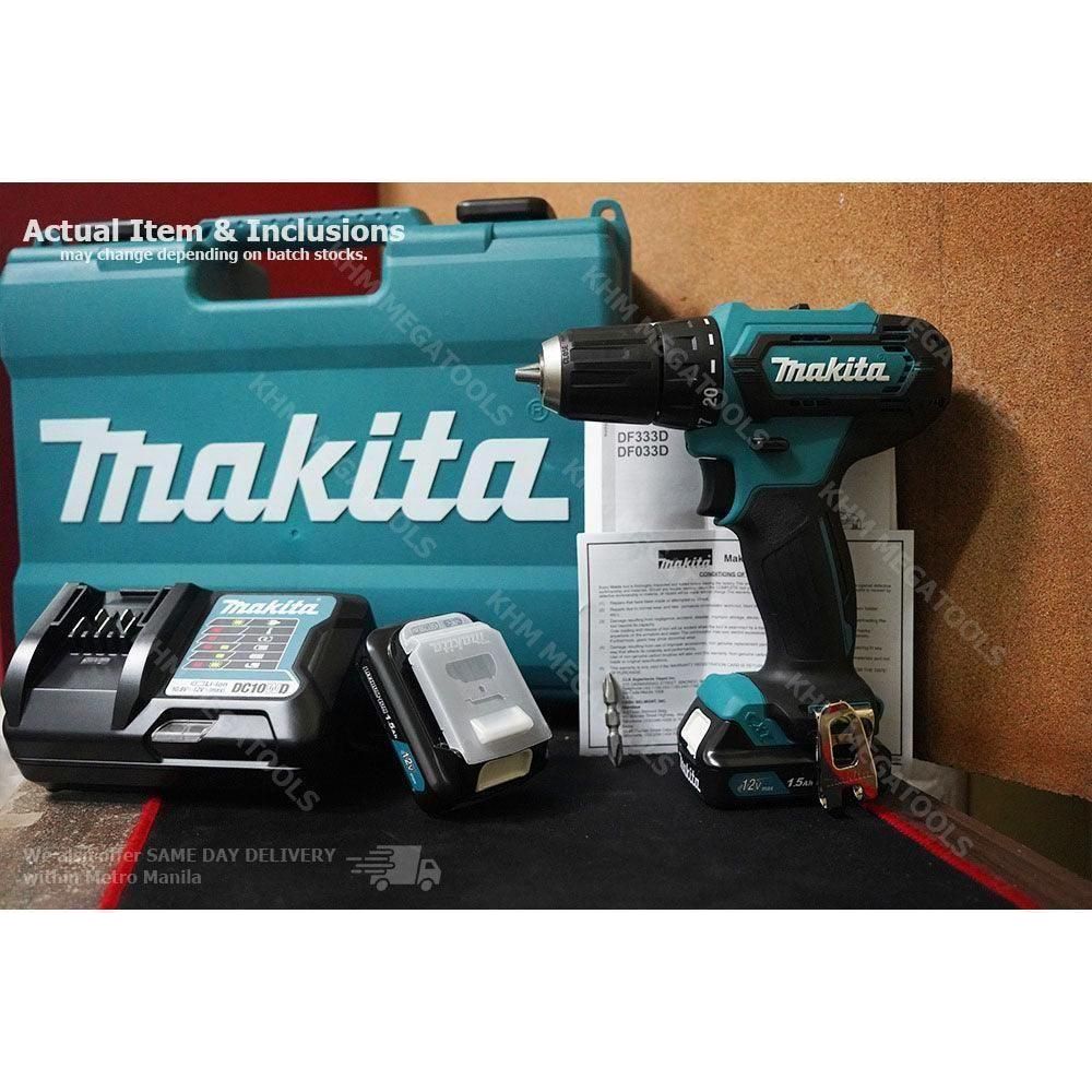 Makita DF333DWYE 12V Cordless Drill (CXT-Series) - KHM Megatools Corp. Makita DF333DWYE 12V Cordless Drill (CXT-Series) - KHM Megatools Corp.