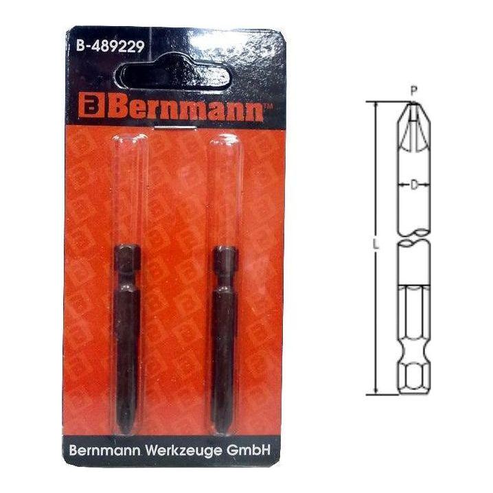 Bernmann Cross Point Single End Philips Screwdriver Bit (1/4" Hex Shank ) | Bernmann by KHM Megatools Corp.