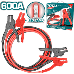 Total PBCA16008L Booster Cable with Light 600A | Total by KHM Megatools Corp.