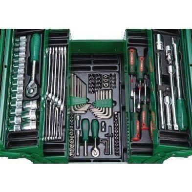 Hans TTBK-111G 1/2" DR. Socket Wrench & Assorted Hand Tools Set Tote Tool Box Set - KHM Megatools Corp. Hans TTBK-111G 1/2" DR. Socket Wrench & Assorted Hand Tools Set Tote Tool Box Set - KHM Megatools Corp.