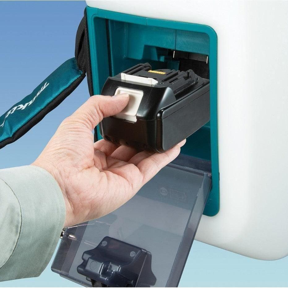 Makita DUS158Z Cordless Knapsack Sprayer 15L 18V LXT (Bare) - KHM Megatools Corp. Makita DUS158Z Cordless Knapsack Sprayer 15L 18V LXT (Bare) - KHM Megatools Corp.