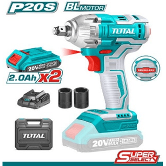 Total TIWLI2038 Cordless Impact Wrench W Case